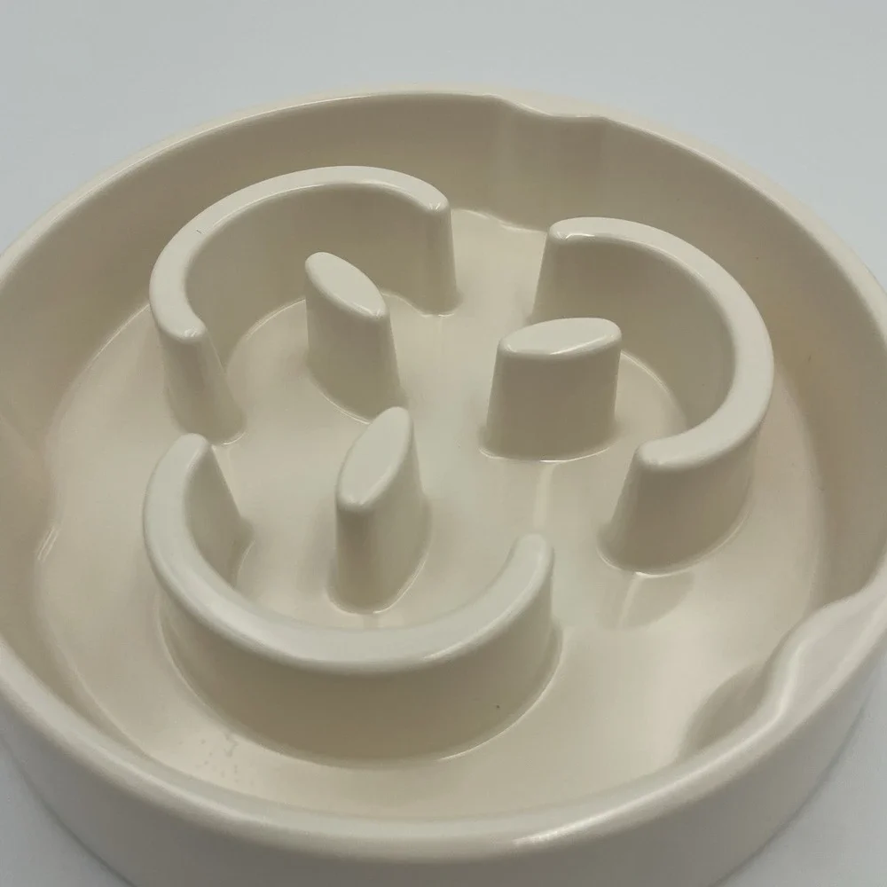 Slow Feeder Small Dog Bowl Anti-Slip Puzzle Bowl Feeder‎ Interactive Bloat Stop
